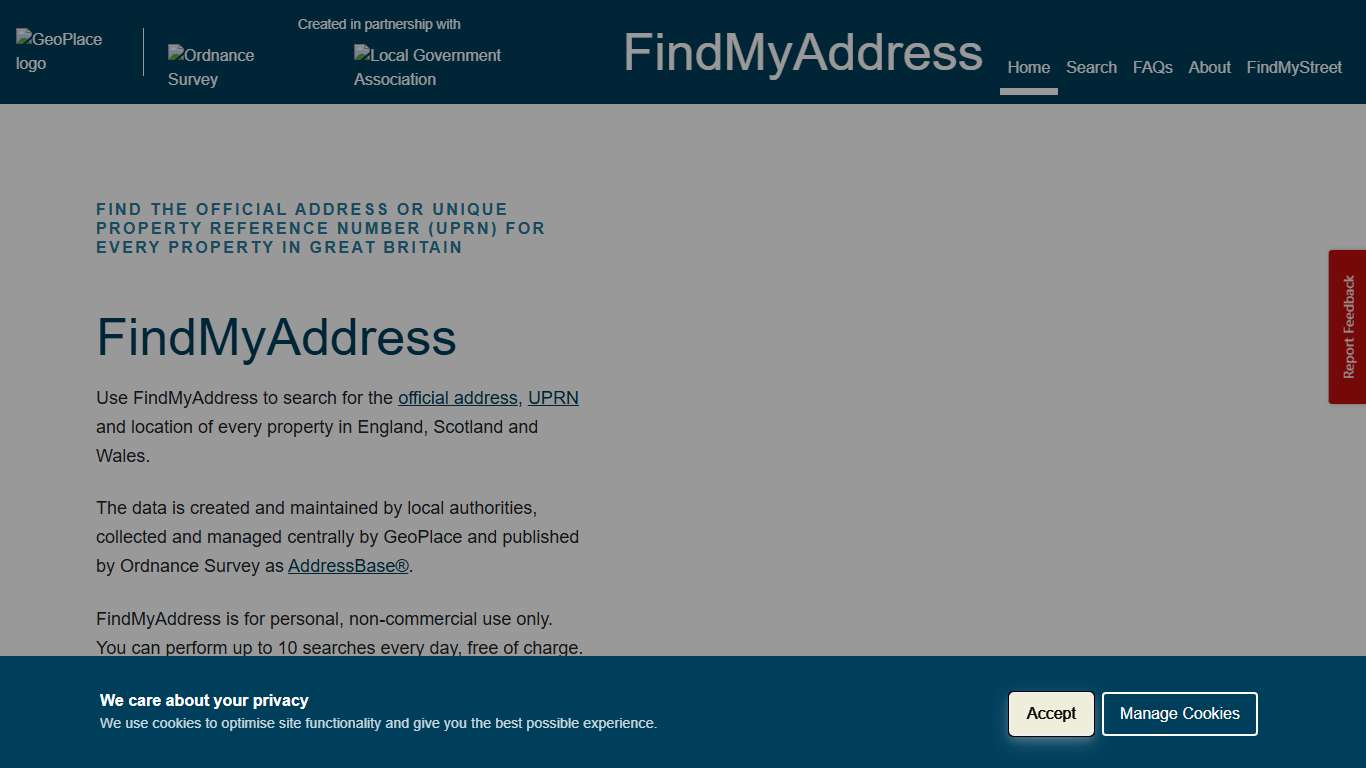 Home - FindMyAddress